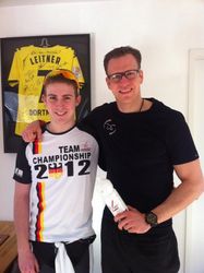 Alex Gschwind -  Radrennfahrer - genießt die Sportlerbetreuung von AliaSports